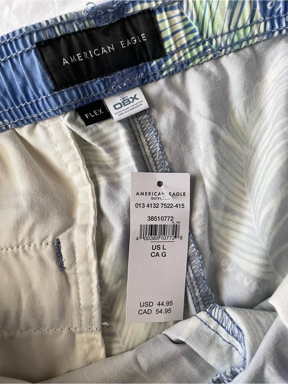 AE x Outer Banks Collab Swim Trunks